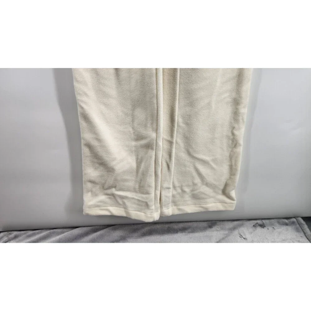 NWT Skims XXS Ecru White‎ Fleece Lounge Pants PT-PNT-7290W